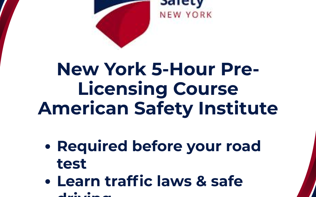 Curso en línea de 5 horas para la obtención de la licencia en Nueva York, impartido por American Safety. (Curso OPL de 5 horas en Nueva York)Solo $49.95 Sin cargos ocultos