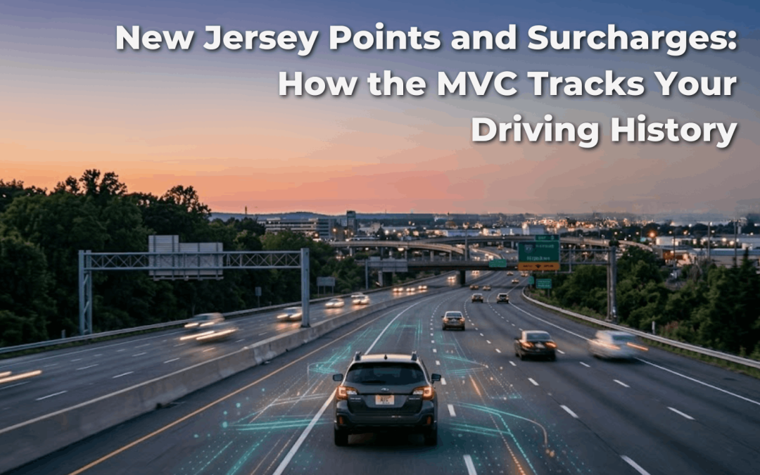 New Jersey Points and Surcharges: How the MVC Tracks Your Driving History